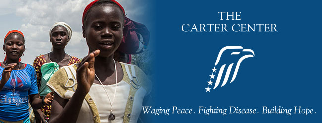 The Carter Center. Waging Peace. Fighting Disease. Building Hope.