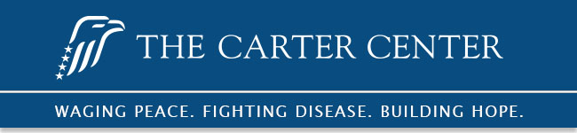 The Carter Center. Waging Peace. Fighting Disease. Building Hope.