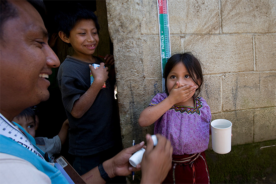 Mectizan dosage given in Guatemala